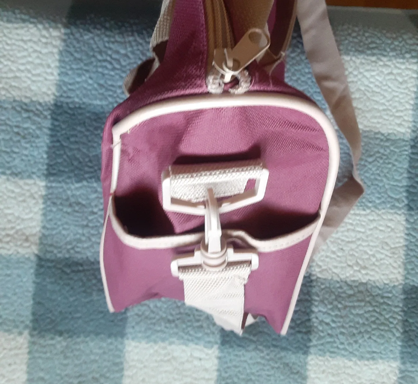 Maroon Tote Bag image indicator(3)
