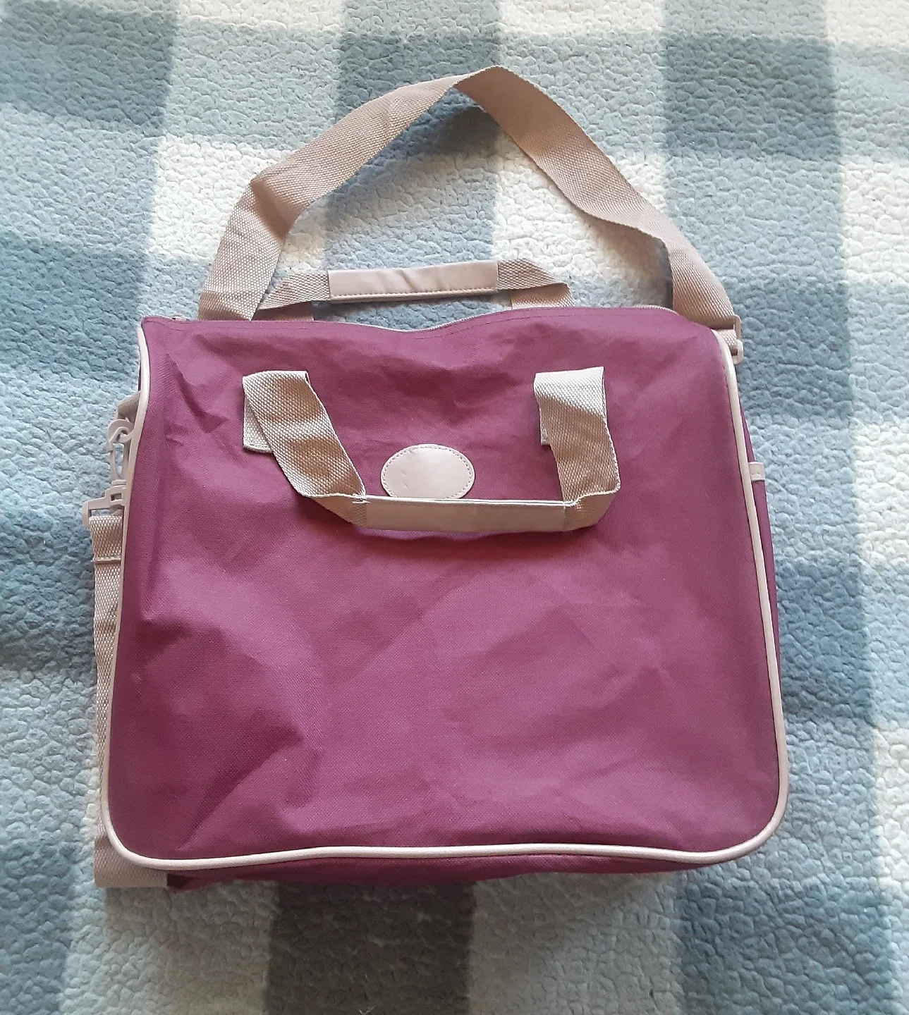 Maroon Tote Bag image indicator(8)
