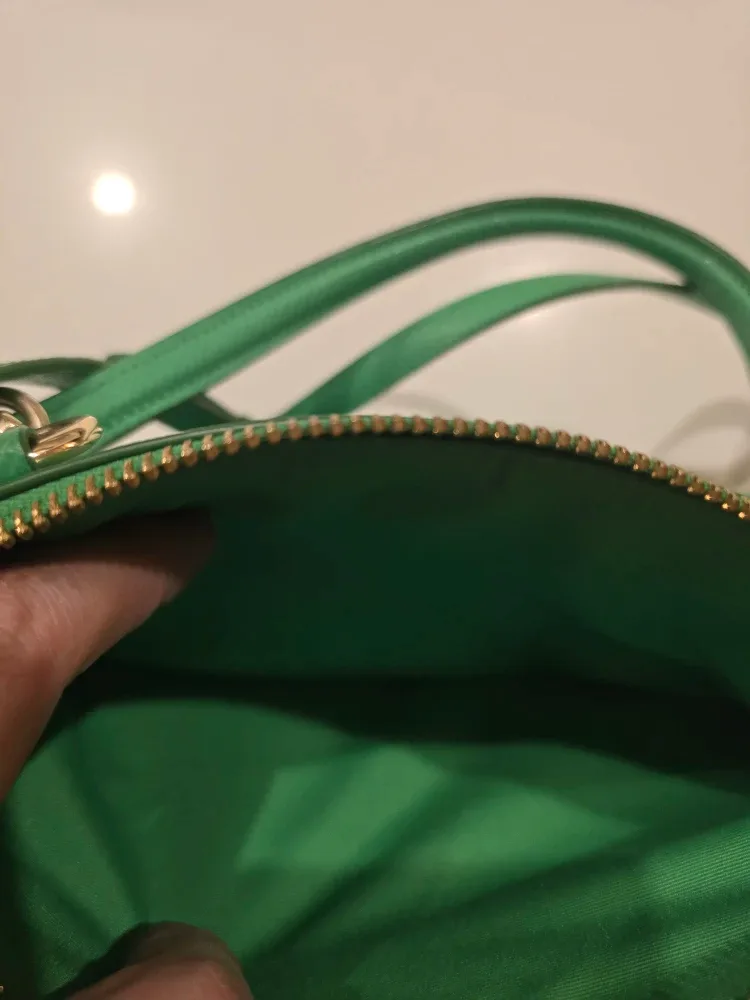 Coach Green Leather Satchel image indicator(4)