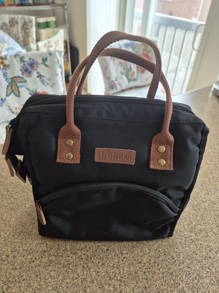 Lokass Lunch Bag Tote - Black - photo 2