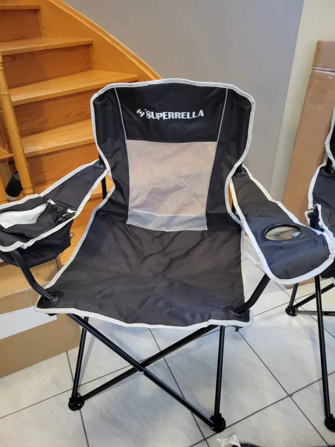 Folding Camping Chair  Set of 2 brand new image indicator(8)