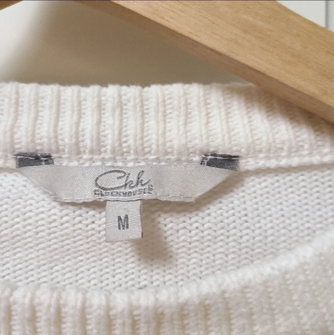 Clockhouse White Sweater - Size M image indicator(2)