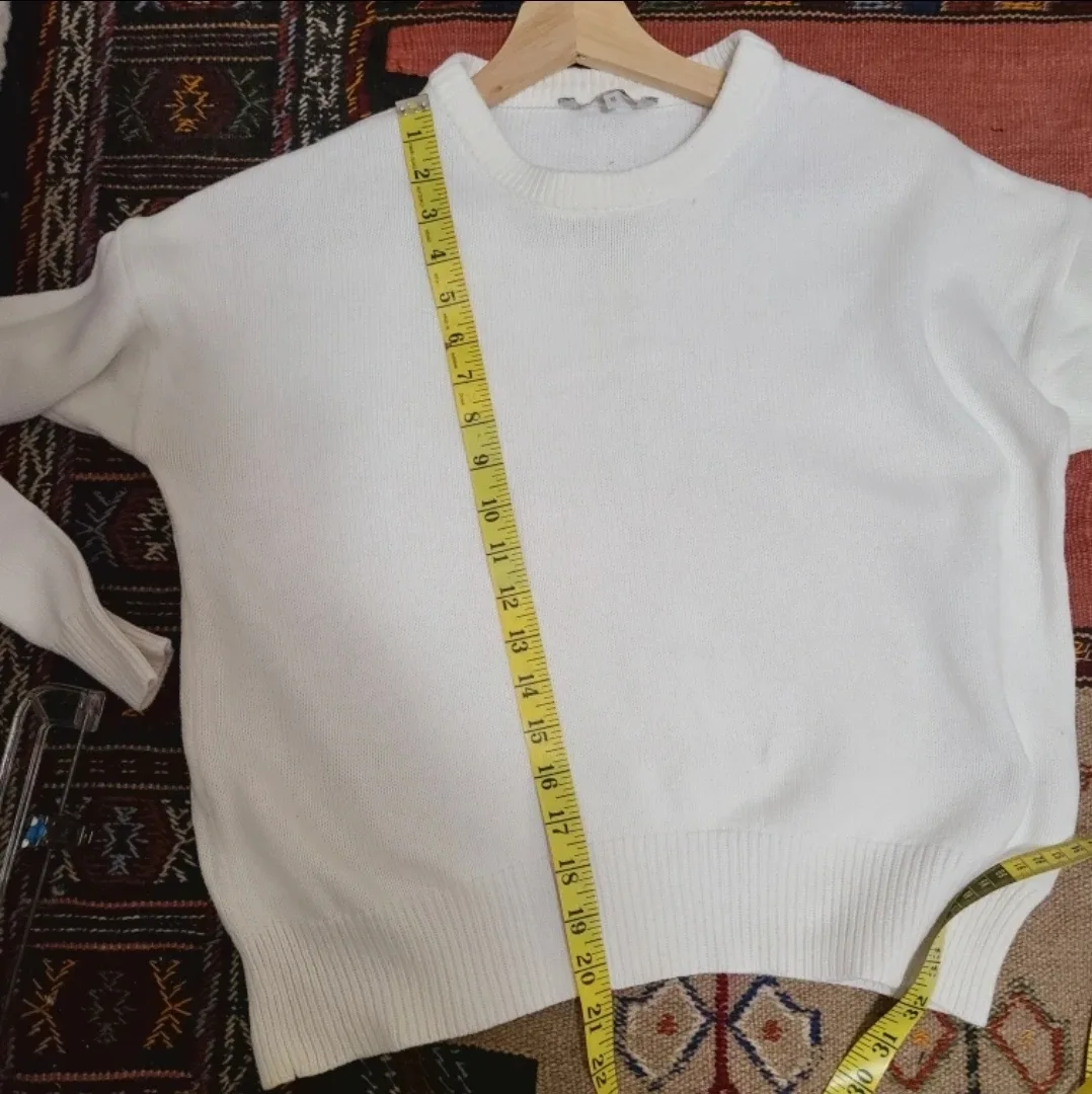 Clockhouse White Sweater - Size M image indicator(4)