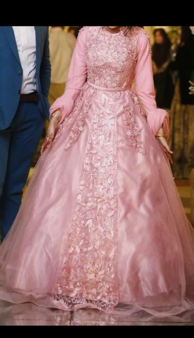 Pink Embroidered Gown - photo 2