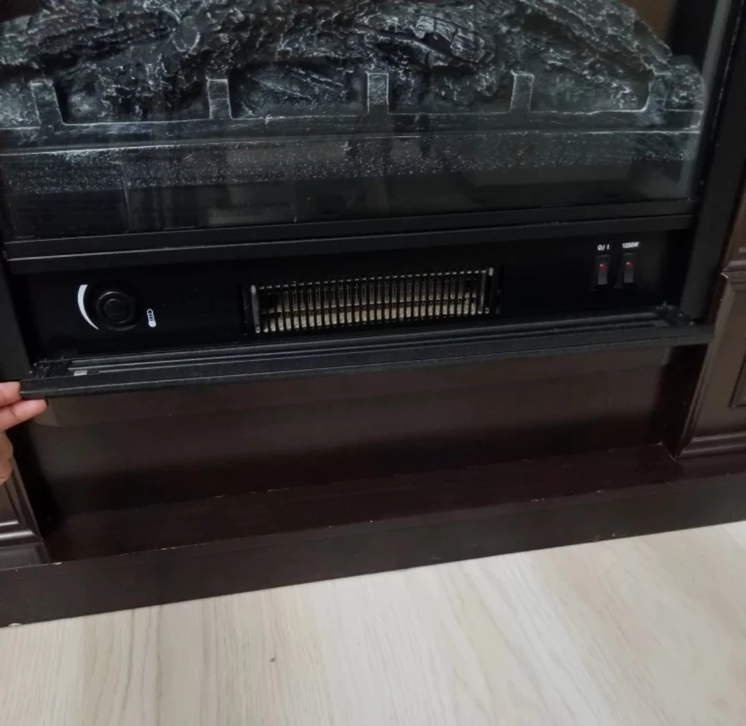 Electric Fireplace - Dark Brown - photo 2