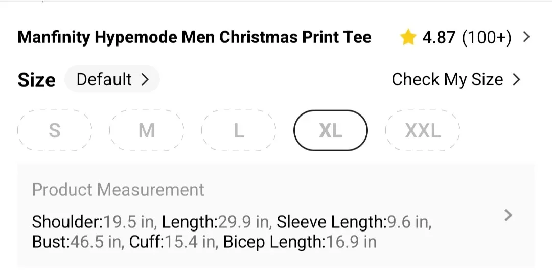 Men Christmas T-Shirt - Size L & Size XL - USED ONCE - $5 Each image indicator(3)