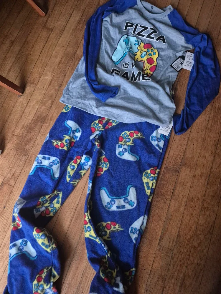 Kids' Gamer Pajama Sets - Size 12/14
