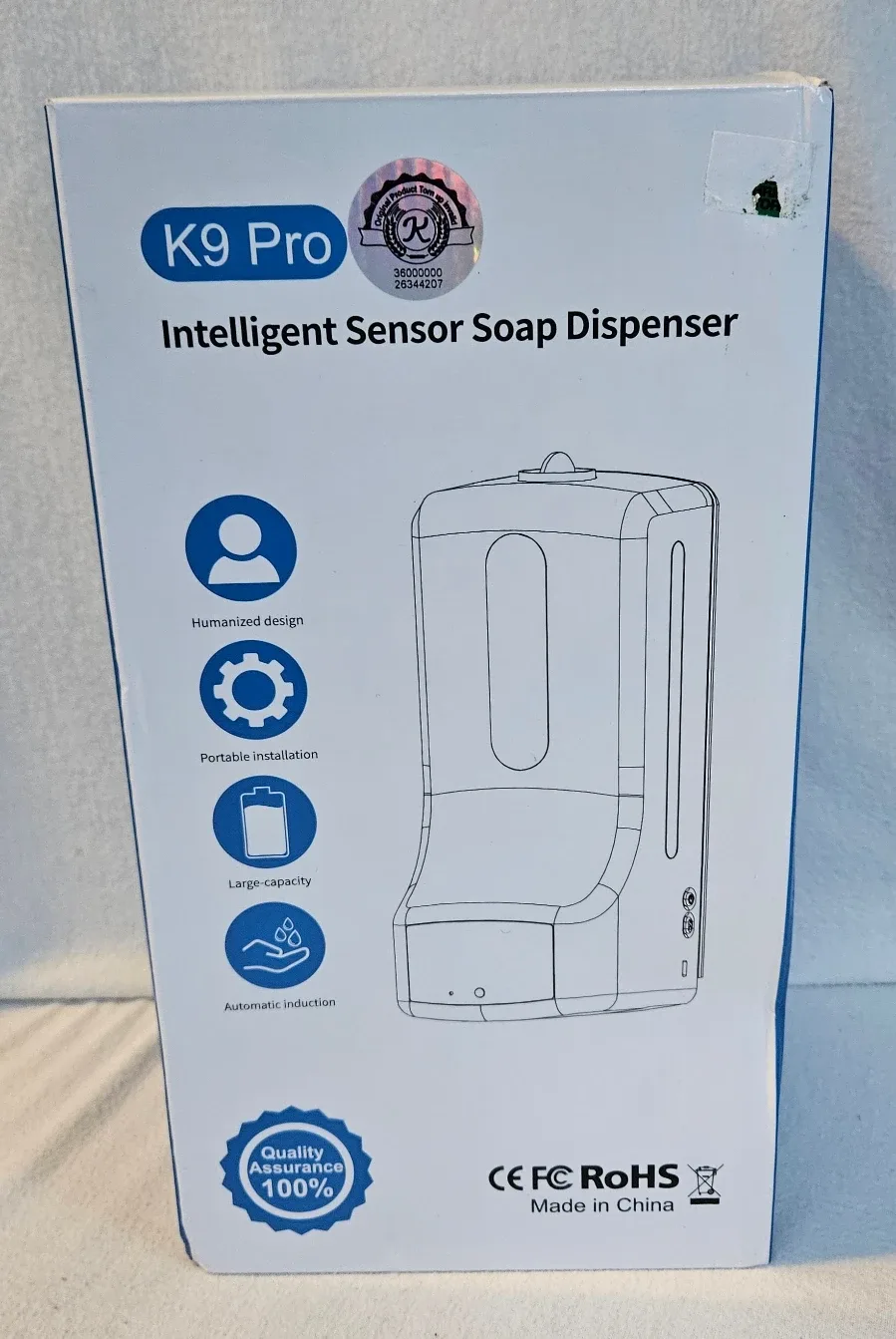 New K9 Pro Dual Intelligent Sensor Auto Hand Soap Dispenser