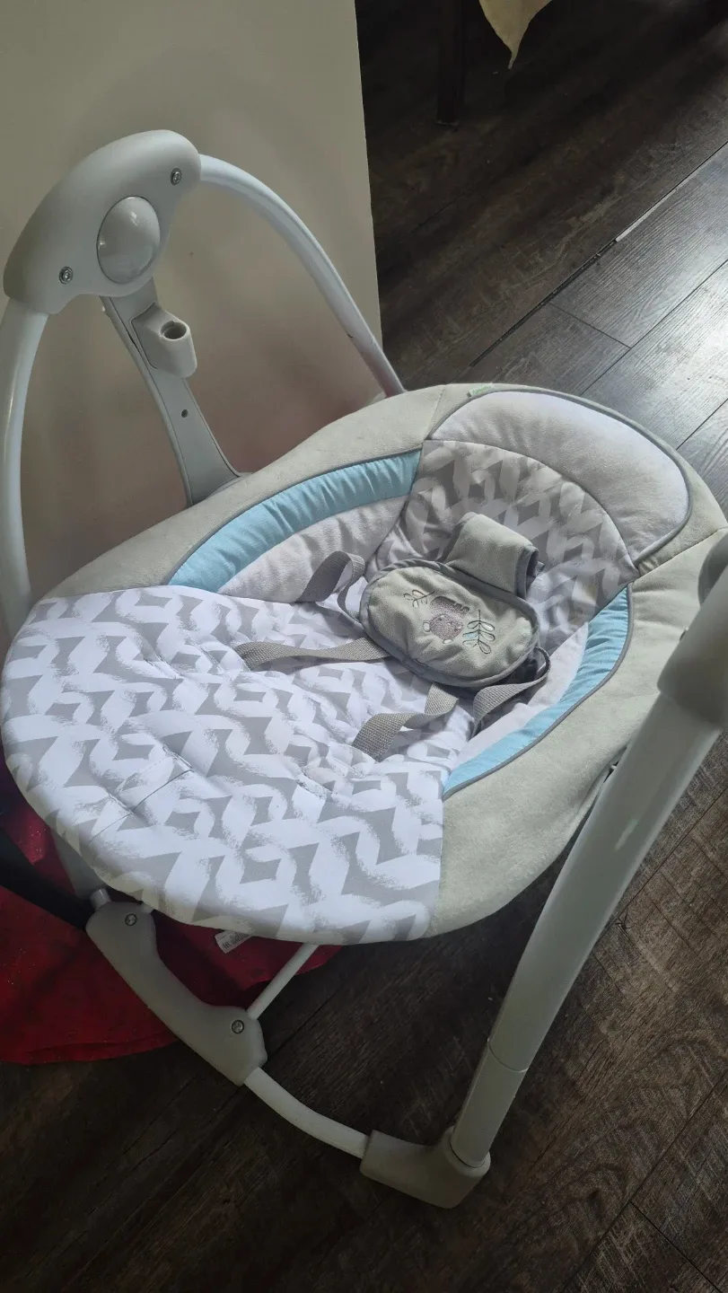 Ingenuity ConvertMe Swing-2-Seat - Grey/White image indicator(3)