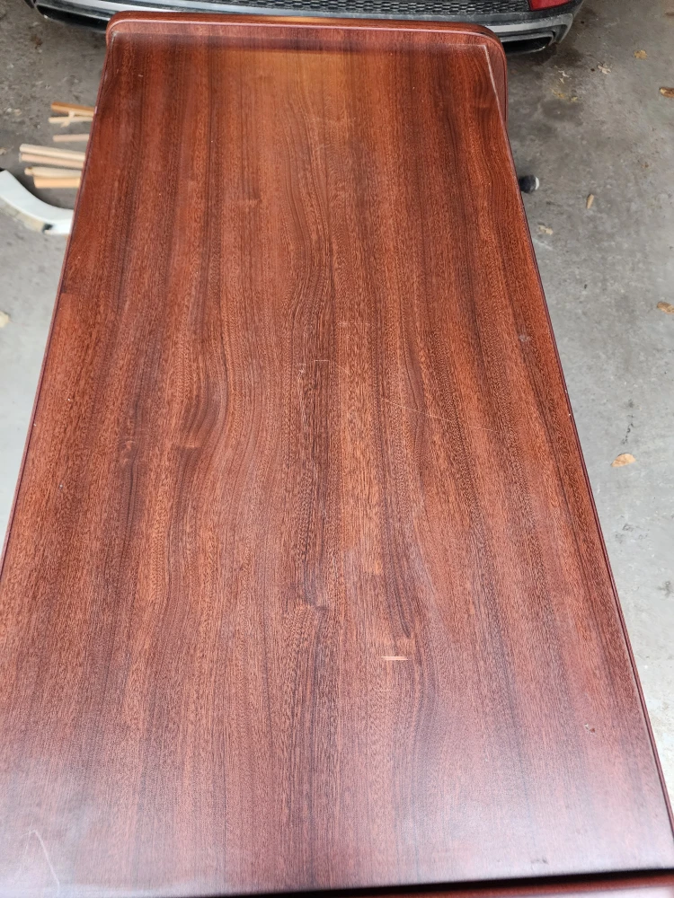 Mahogany Computer Desk with Keyboard Tray - photo 3
