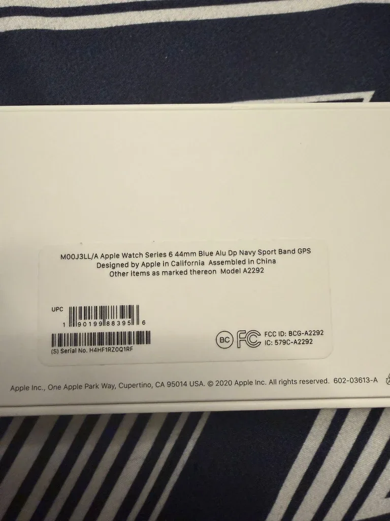 Apple Watch Series 6 Blue Aluminum 44mm image indicator(6)