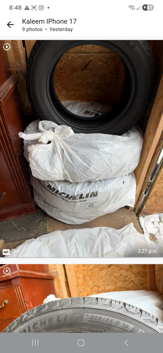 Michelin 205/55 R16 Winter Tires - photo 3