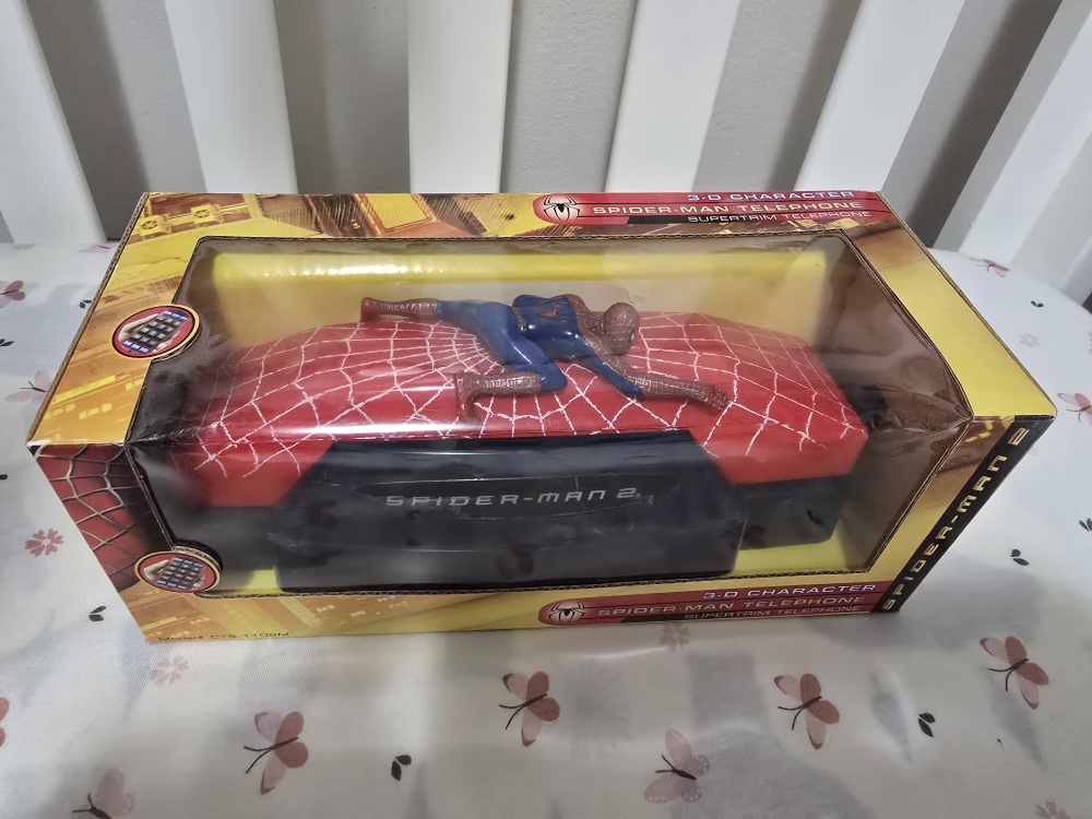 Spider-Man 3-D Character Supertrim Telephone - New in Box