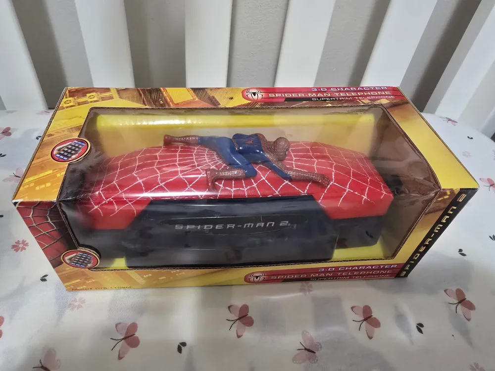 Spider-Man 3-D Character Supertrim Telephone - New in Box