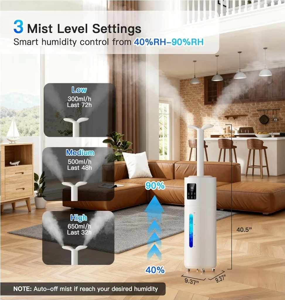 Smart Humidifier - 4.5 Gal Large Room - photo 3