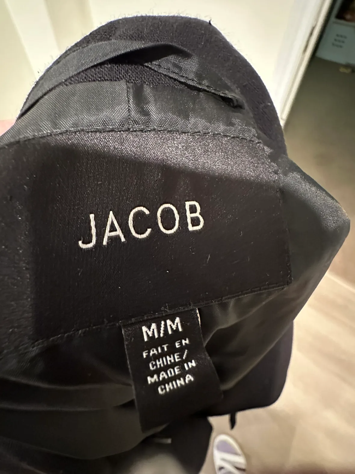 Jacob Black Belted Trench Coat - Size M/M image indicator(3)