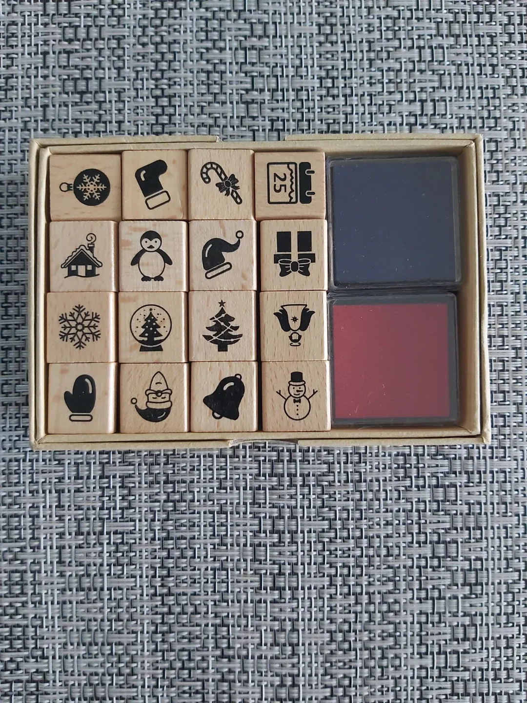 Christmas Wooden Stamp Set