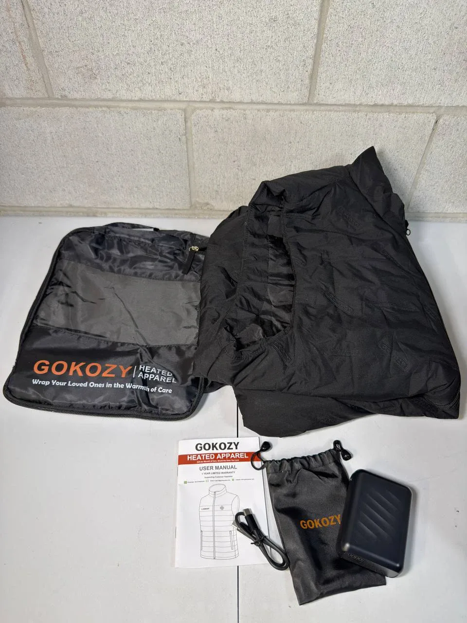 GOKOZY Heated Vest for Men with 12v 20000mah Battery image indicator(2)