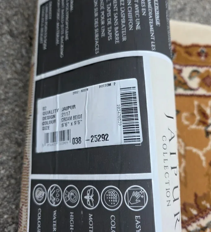 Koshani Jaipur Collection Cream Beige Rug 5'6" x 9'6" image indicator(7)