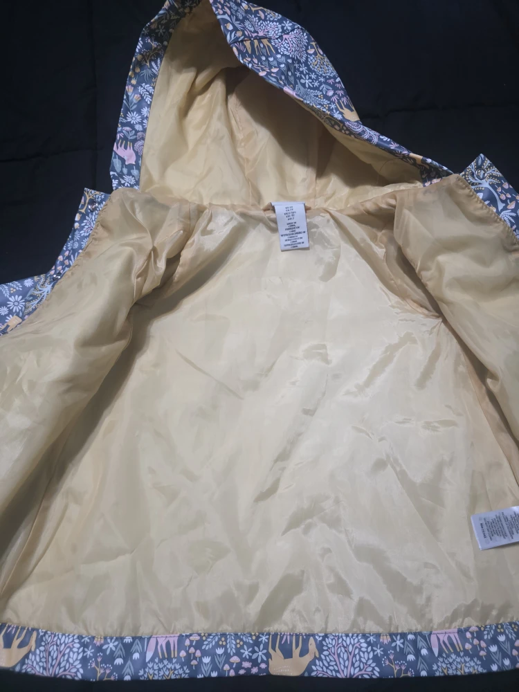 Kids' Floral Print Raincoat - Size 2T - photo 3