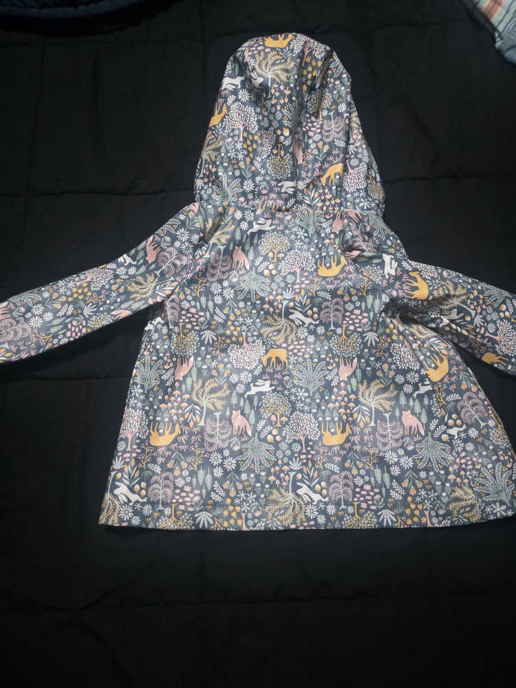 Kids' Floral Print Raincoat - Size 2T - photo 4