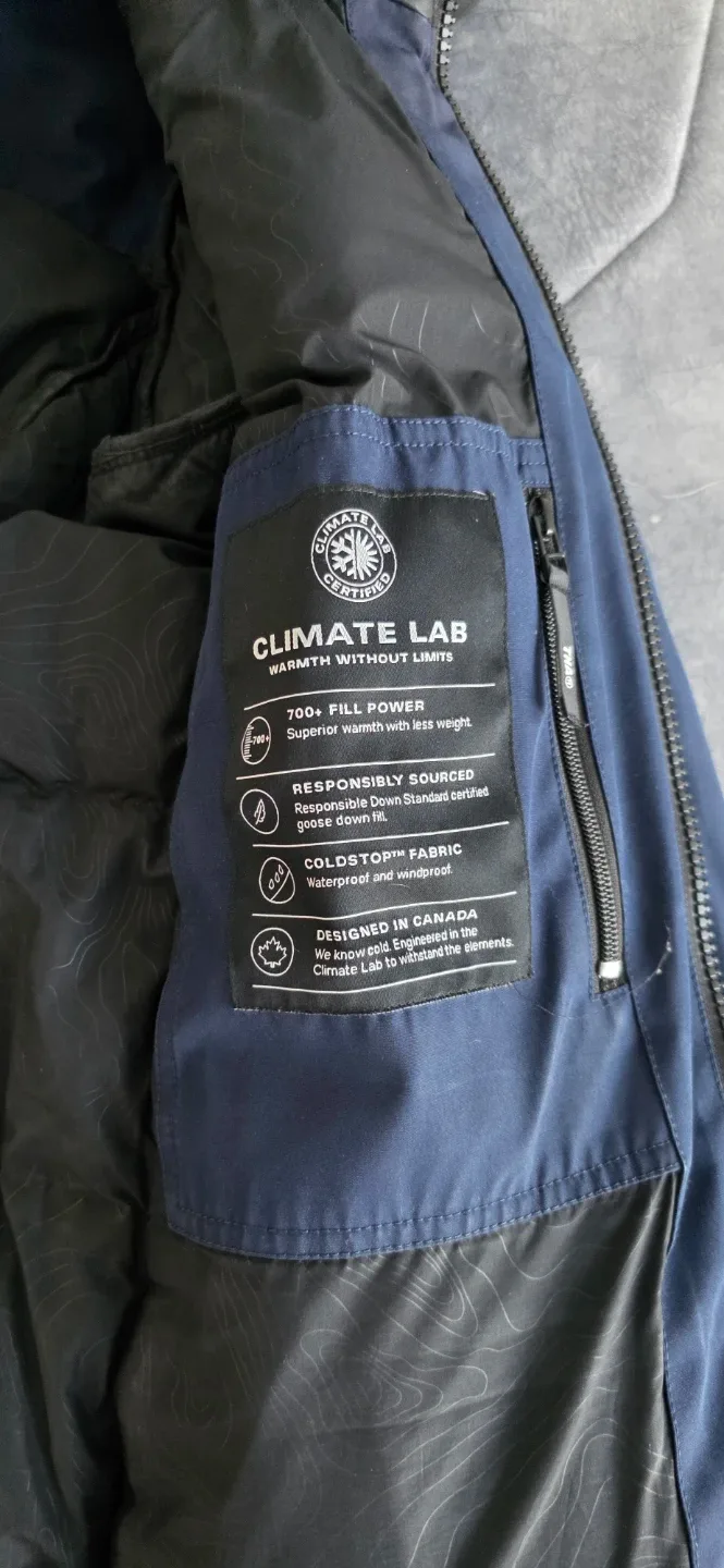 TNA Powder Parka - Navy Blue - Size M image indicator(3)