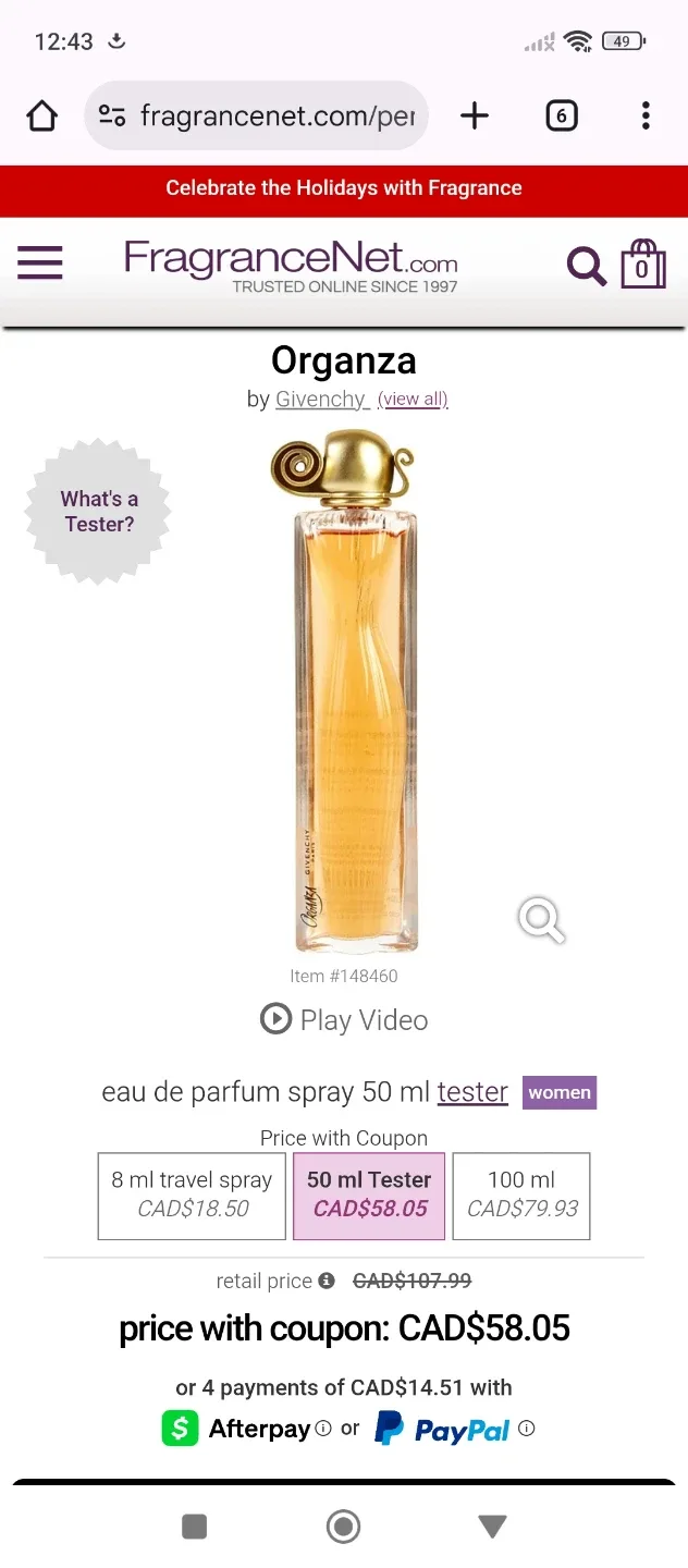 Givenchy Organza Eau de Parfum 50ml image indicator(2)