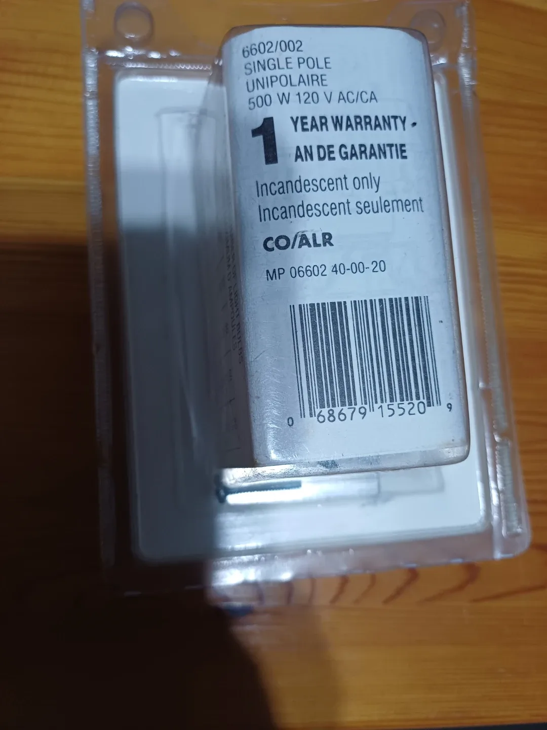 FREE Leviton Dimmer 6602/002 - Single Pole Rotary 500 watt image indicator(2)