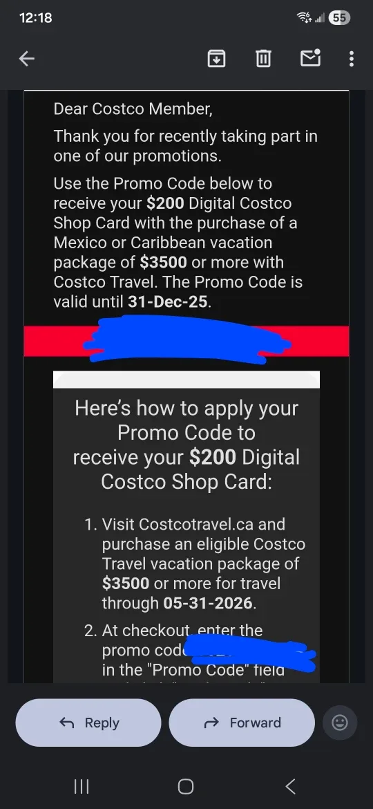 $200 Costco Digital Shop Card