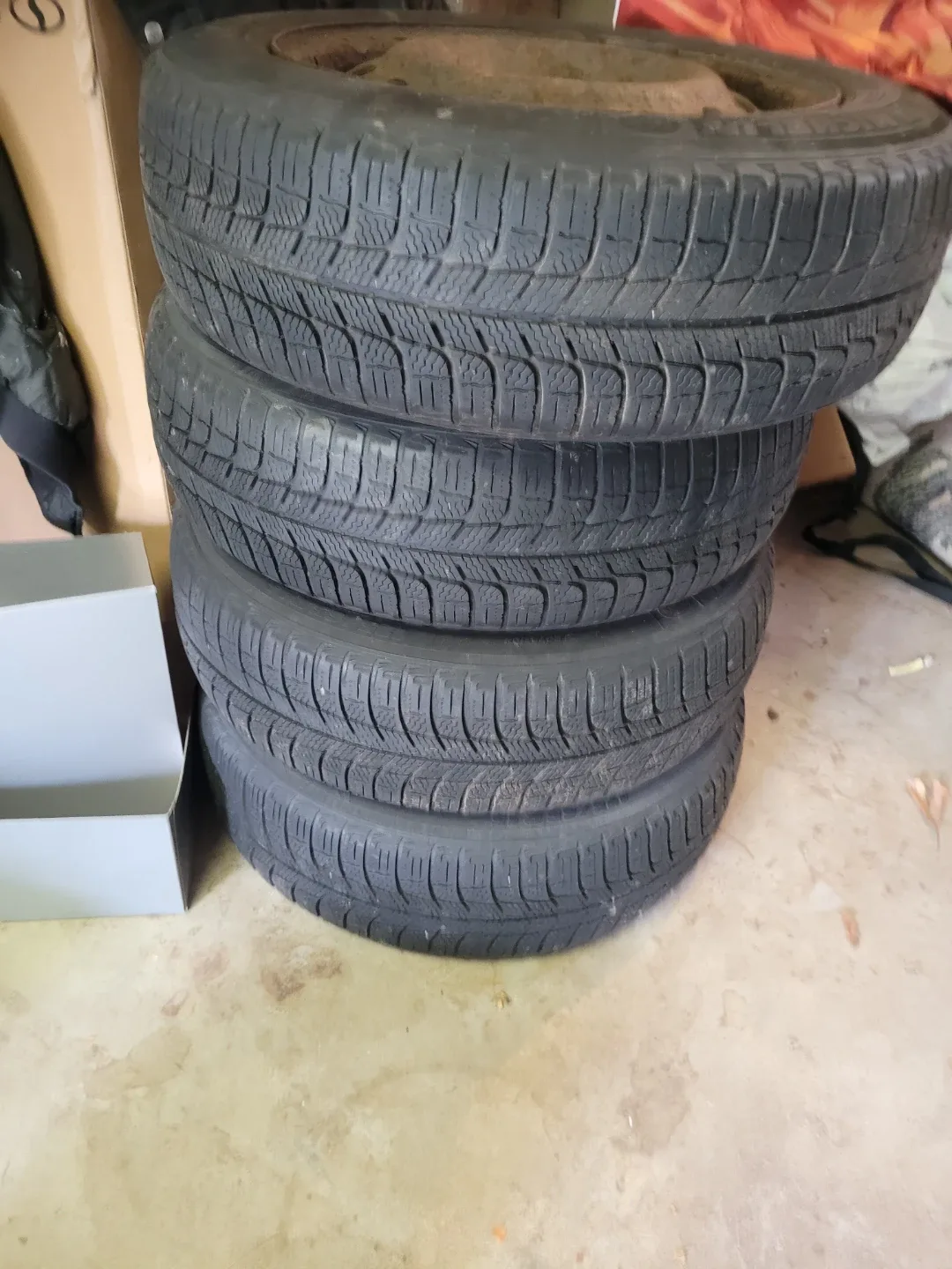 Used 175/65R15 winter Tires - and free Honda rims