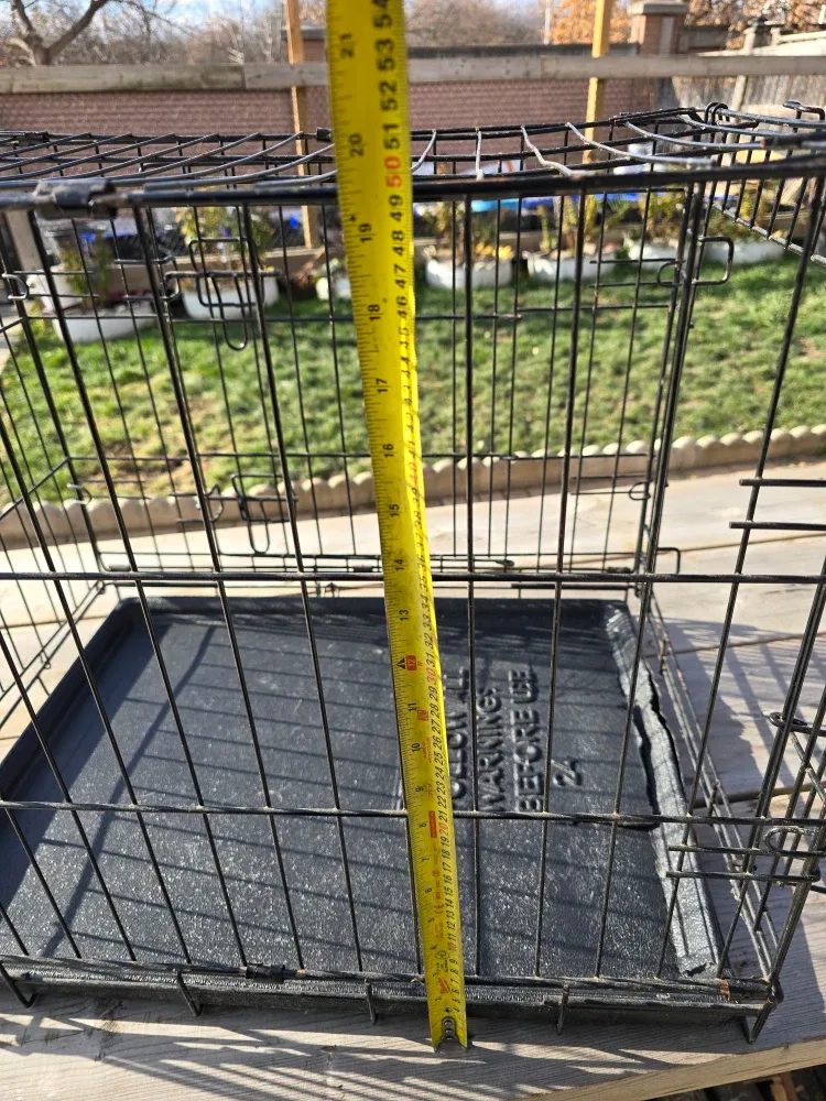 Dog Cage - Black, 21 inches tall image indicator(4)