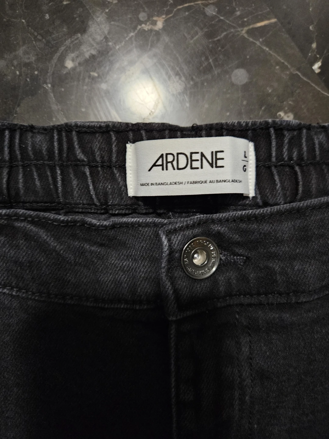 Ardene Black Denim Carpenter Pants - Size L🥕 - photo 5