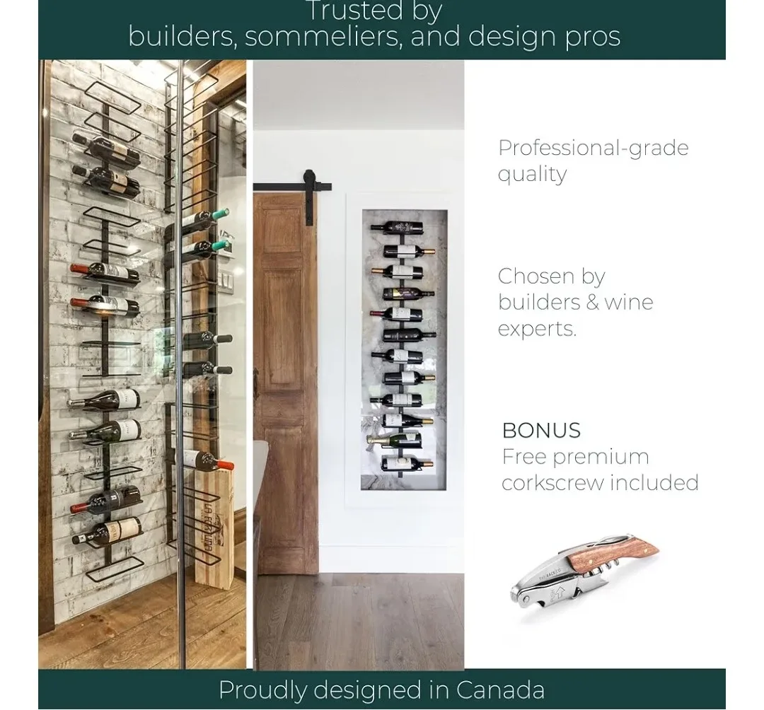 Wall Mount Wine Rack (9 bottles) image indicator(4)