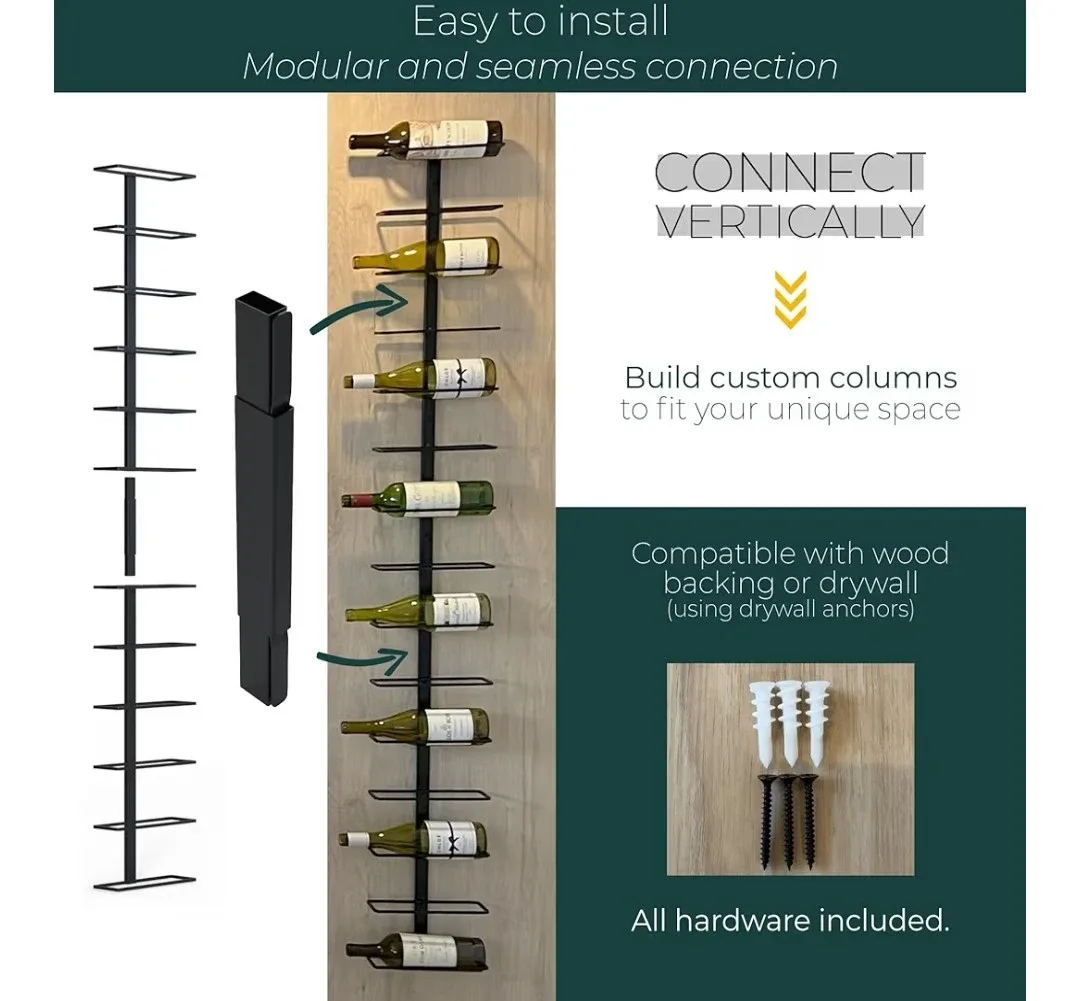 Wall Mount Wine Rack (9 bottles) image indicator(5)