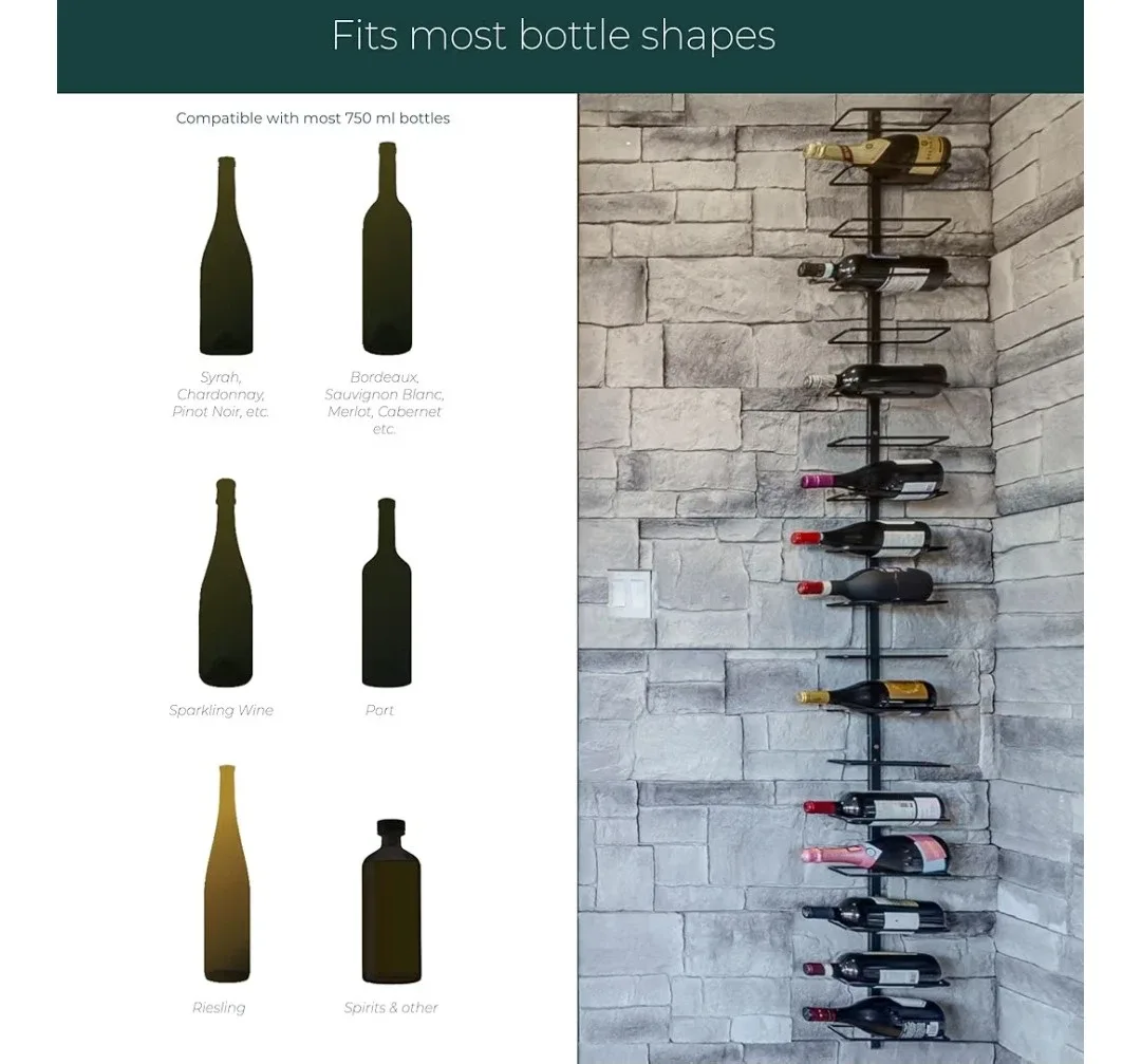 Wall Mount Wine Rack (9 bottles) image indicator(7)