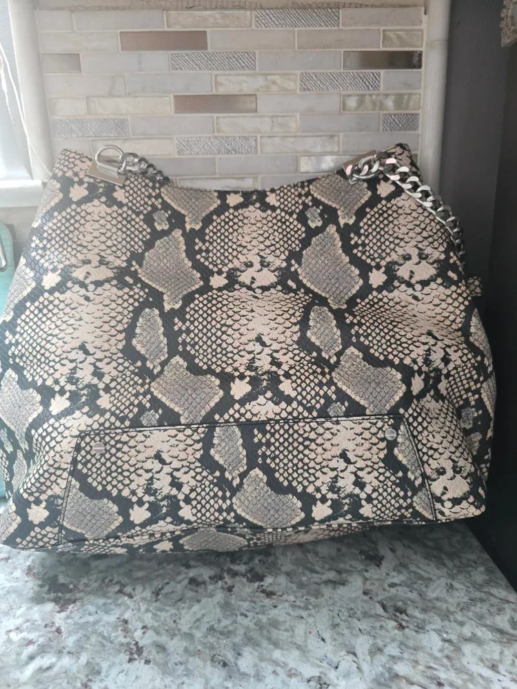 Inc international Snakeskin Tote Bag image indicator(3)