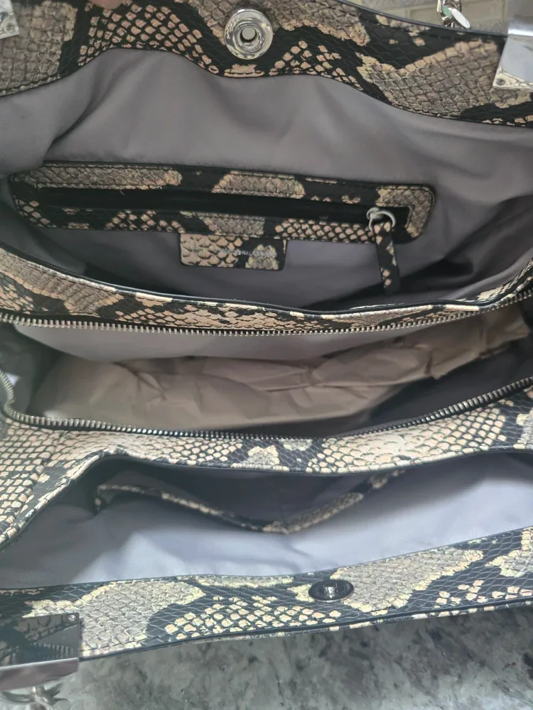 Inc international Snakeskin Tote Bag image indicator(4)