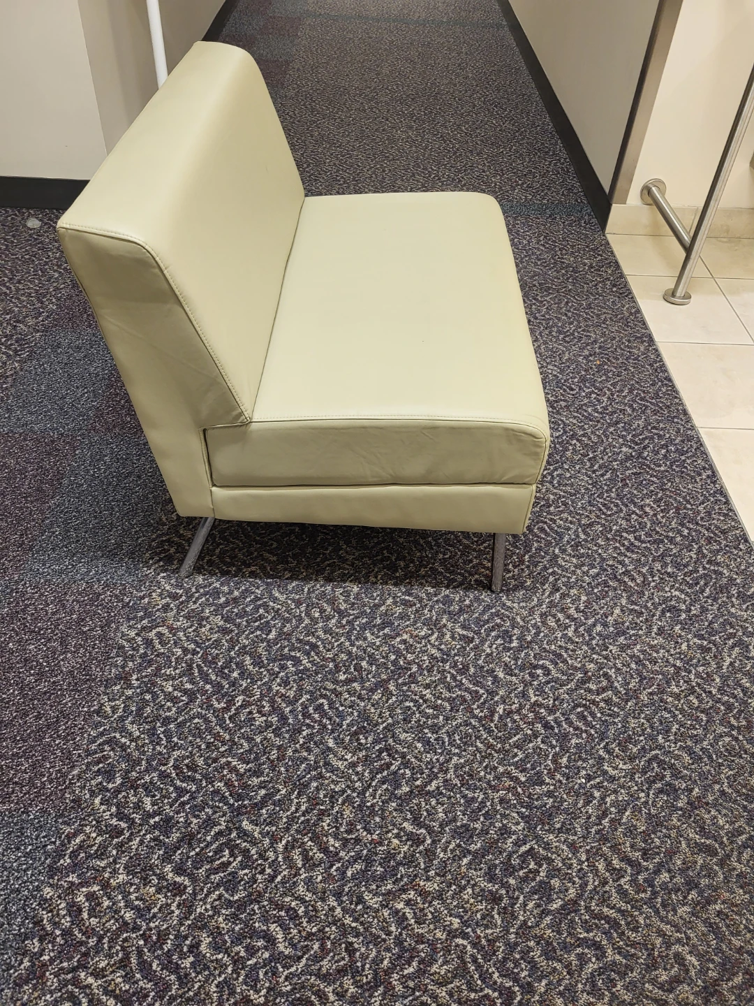 Beige Loveseat Chair - photo 2