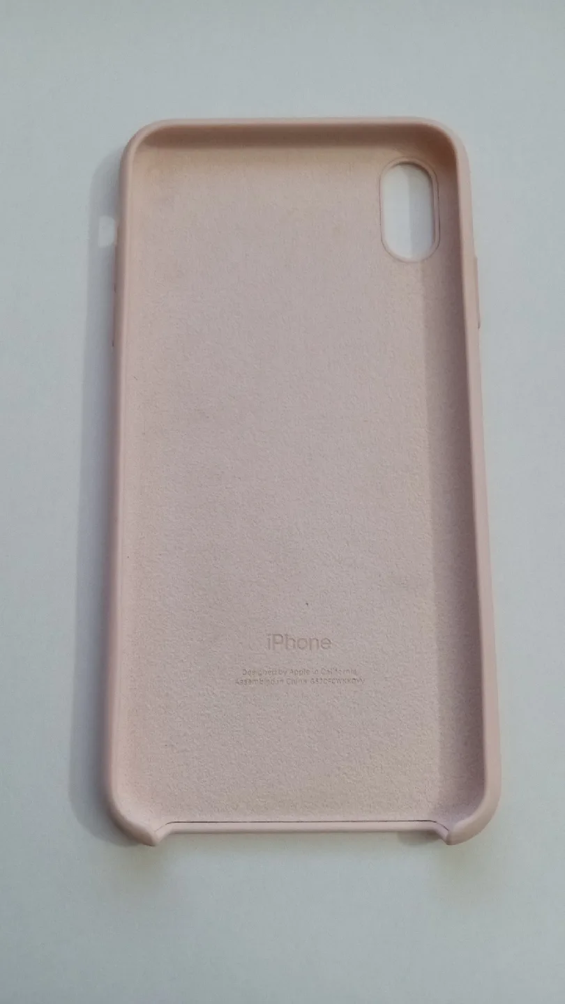 Apple Original iPhone XS Pink Silicone Case image indicator(2)
