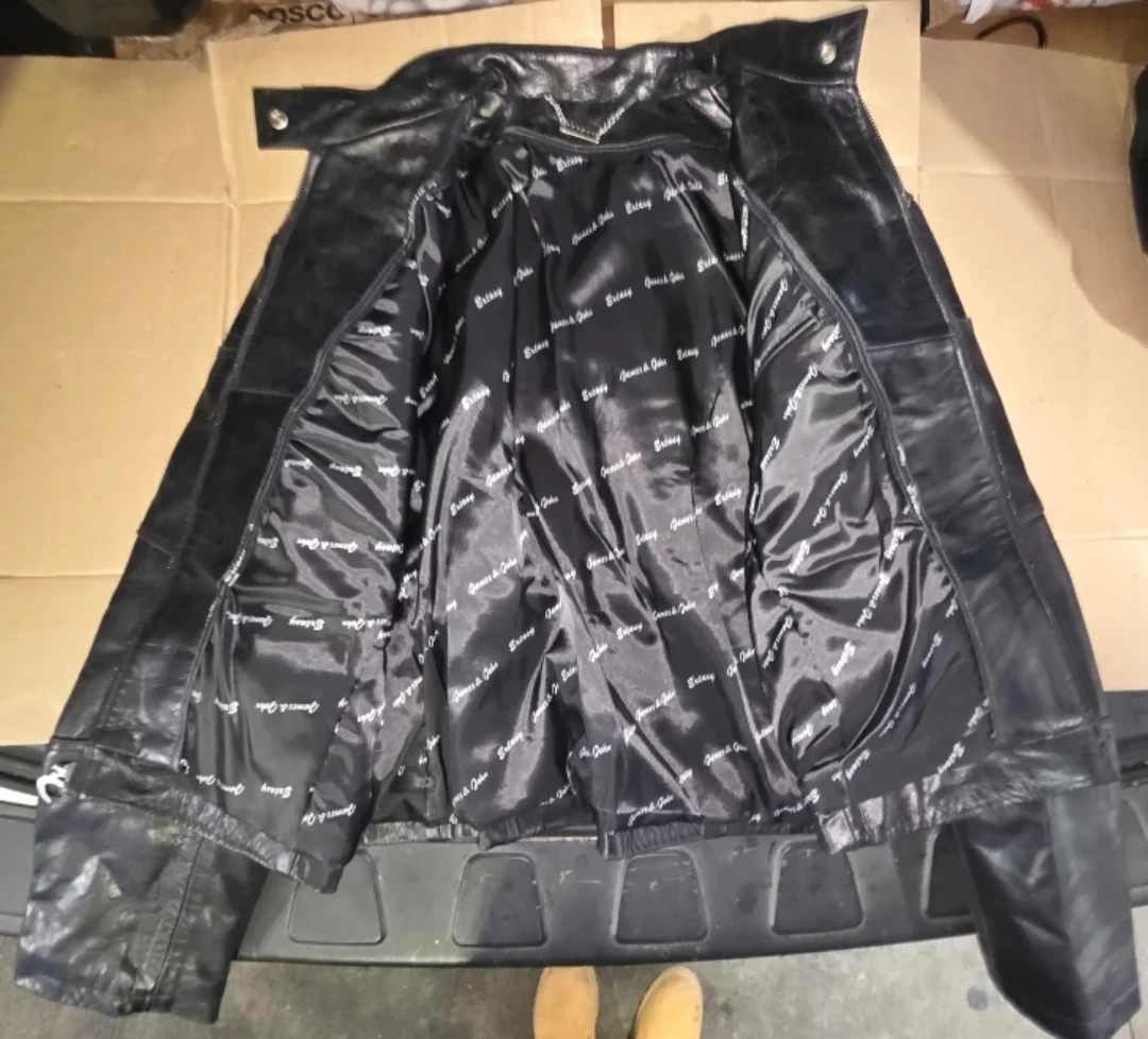 James y John Extasy Black Leather Jacket - photo 3