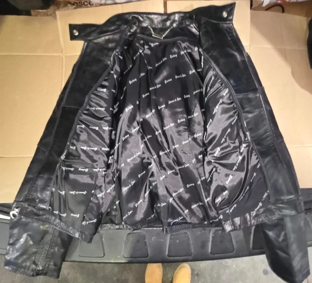 James y John Extasy Black Leather Jacket image indicator(3)