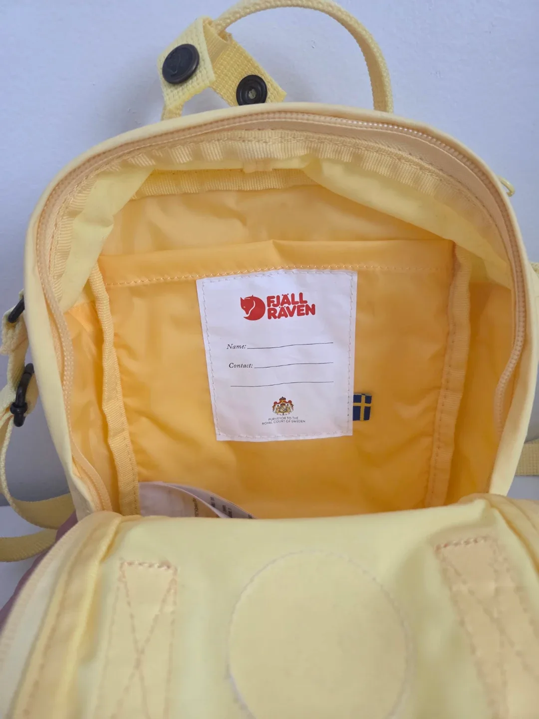 Fjallraven Kanken Mini Crossbody Bag Yellow image indicator(3)
