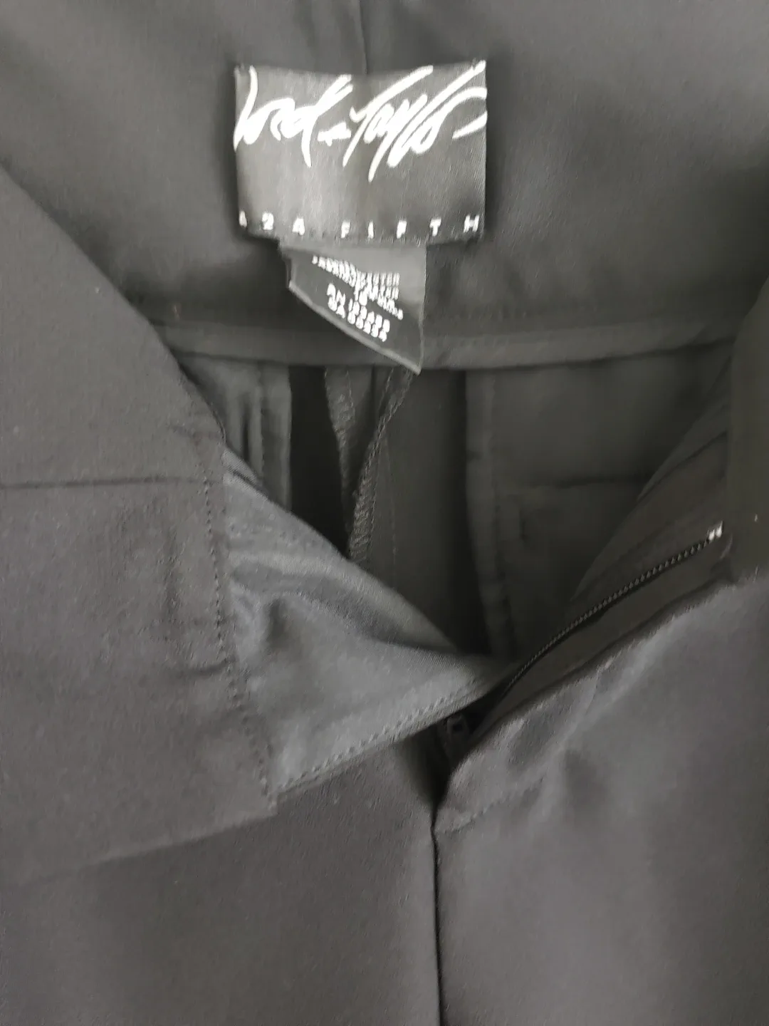 Liz Claiborne Petite Black Pants - Size 8 image indicator(5)