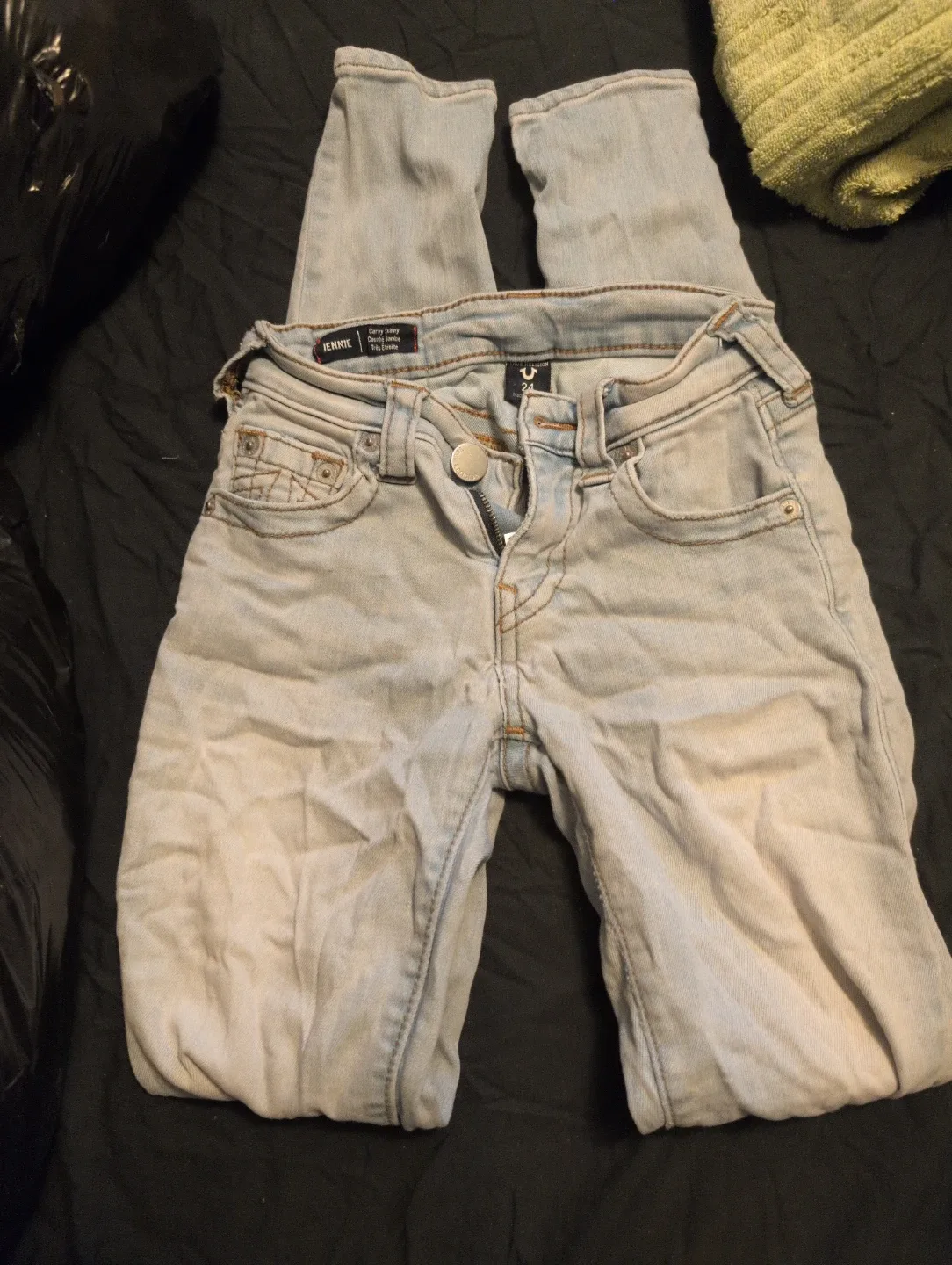 True Religion Jennie Curvy Skinny Jeans Size 24 image indicator(2)