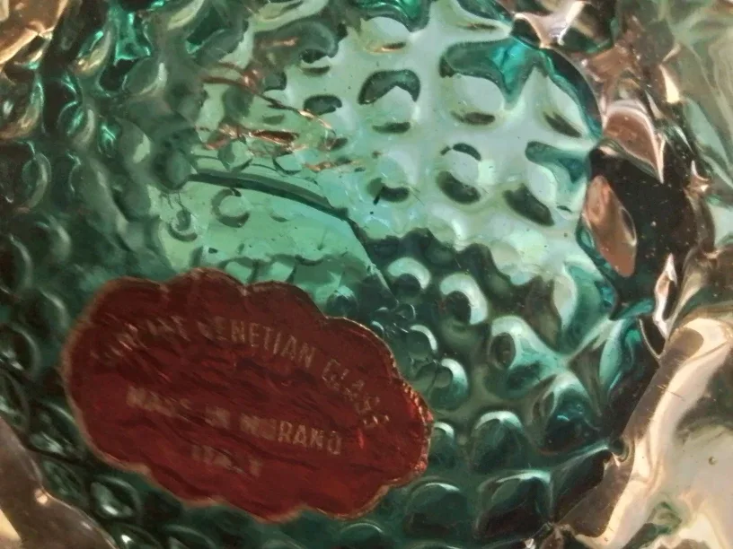 Vintage Murano Venetian Glass Basket image indicator(5)