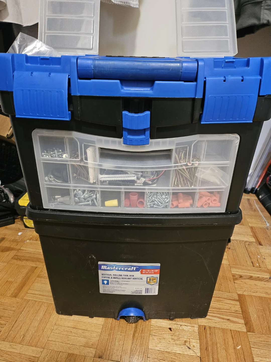 Rolling Tool Box with Tools & Reciprocating saw