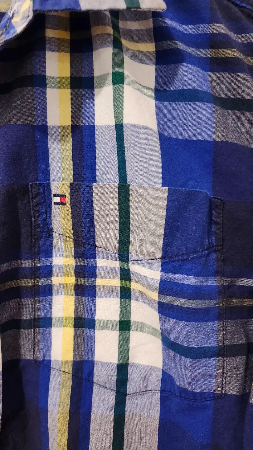 Set of 2 Tommy Hilfiger Plaid Shirt - kids Size L (12-14) image indicator(7)