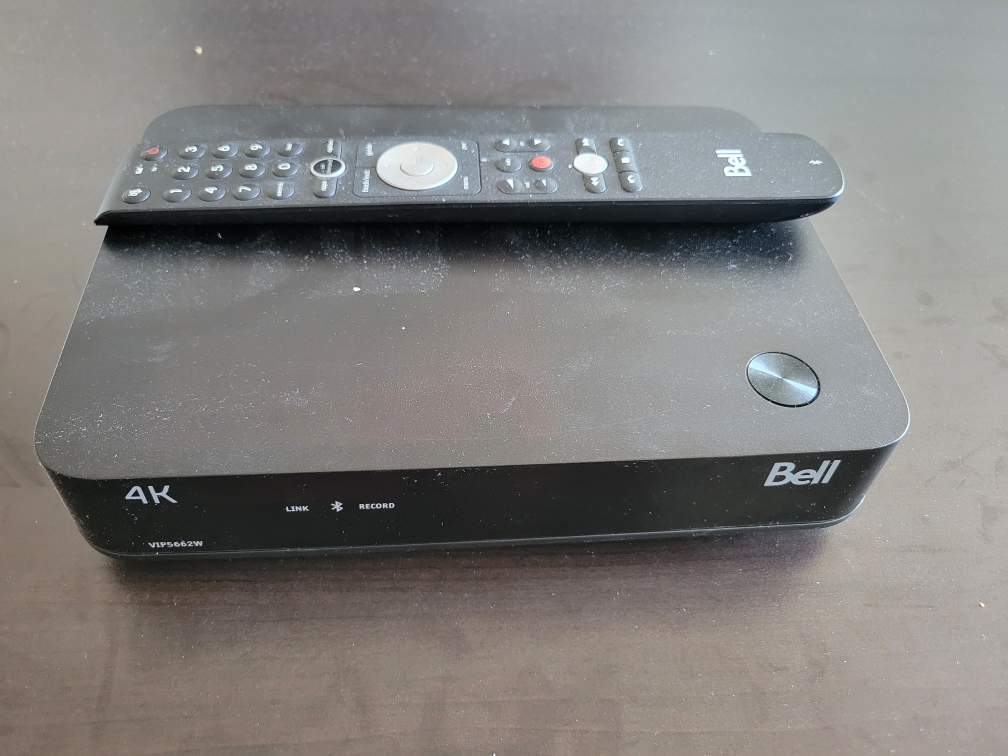 Bell VIP5662W 4K Receiver with Remote