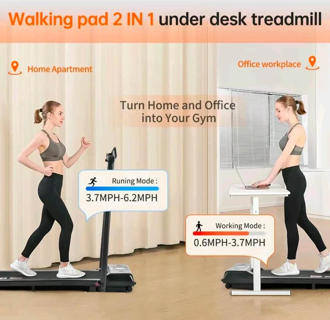 2-in-1 Folding Treadmill image indicator(8)