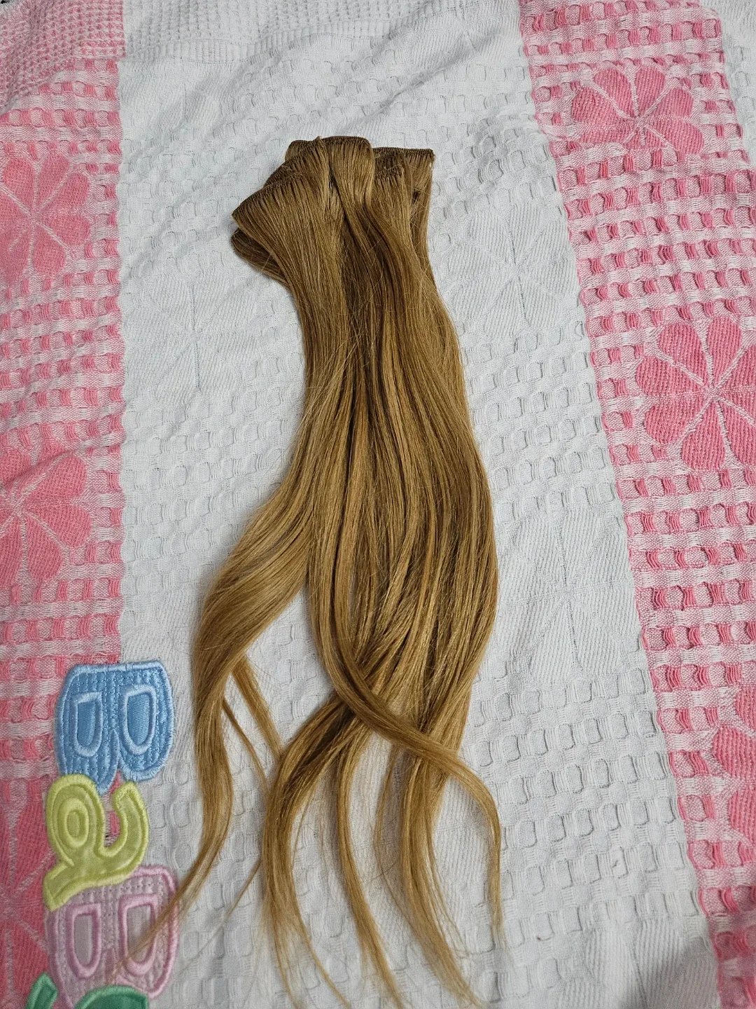 👱‍♀️Human hair 17 Clip in Hair Extensions - Blonde